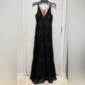 Dress the Population black lace dress